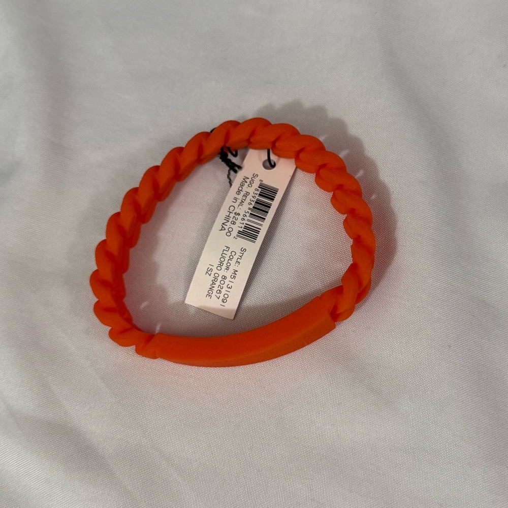 Marc Jacobs Silicone Bracelet Orange - Picture 4 of 5
